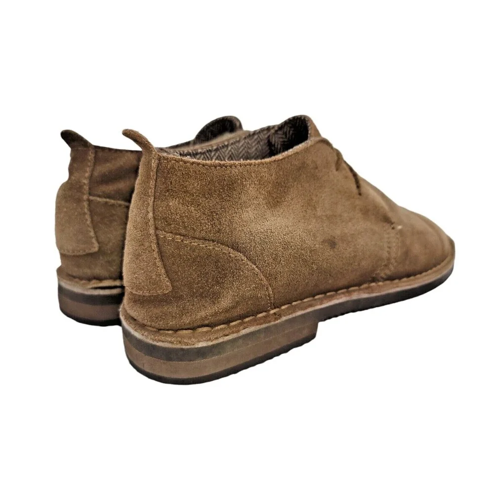 Gotcha Phoenix Men's Brown 90s Leather Chukka Boots Ankle Casual Shoes Size 10.5